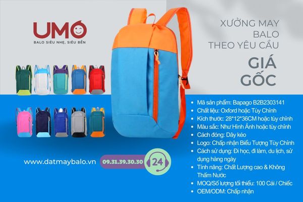 10 mẫu balo túi xách dưới 100K tại Đặt May Balo UMO