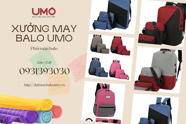 Những cách phối màu thú vị và ấn tượng trong thiết kế balo quà tặng