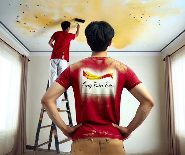 Làm thế nào để khắc phục trần nhà bị ố vàng nhanh nhất, dễ làm nhất?