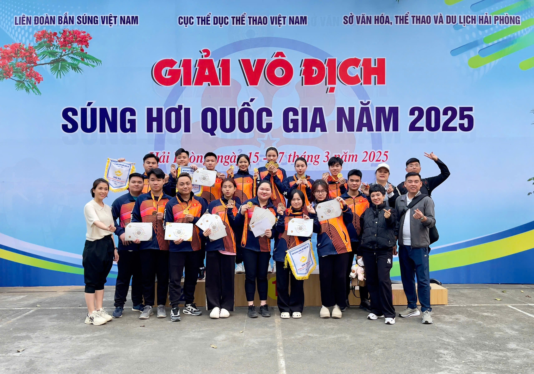Chúc mừng thành công Giải vô địch Súng hơi Quốc Gia 2025