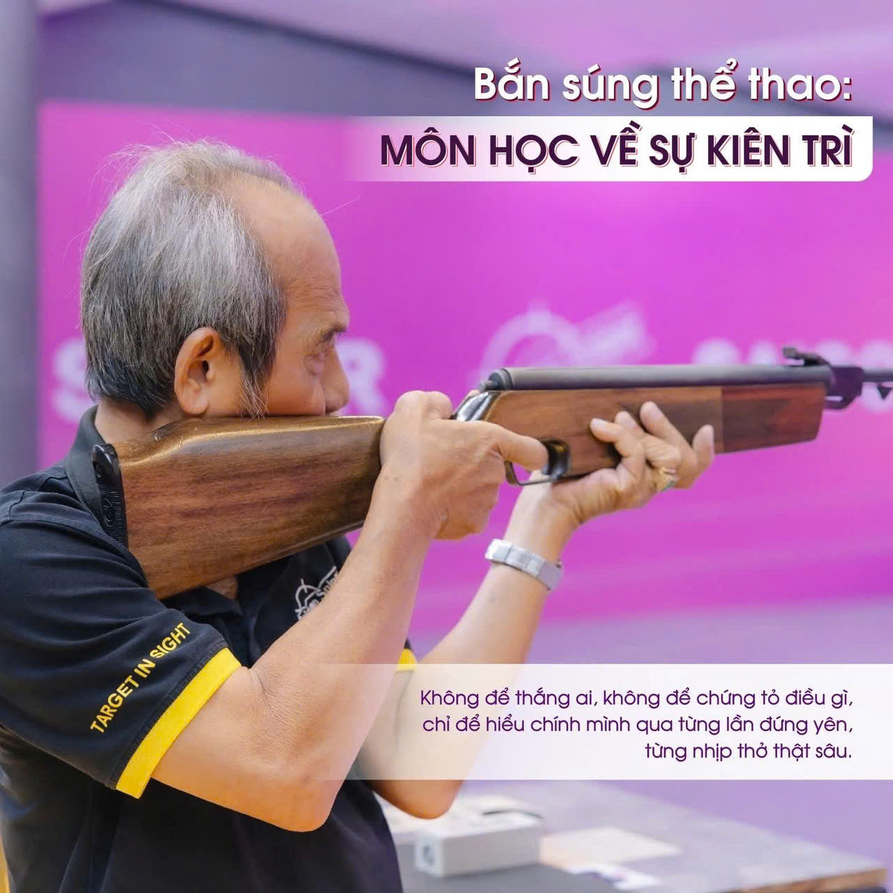 BẮN SÚNG THỂ THAO: MÔN HỌC VỀ SỰ KIÊN TRÌ