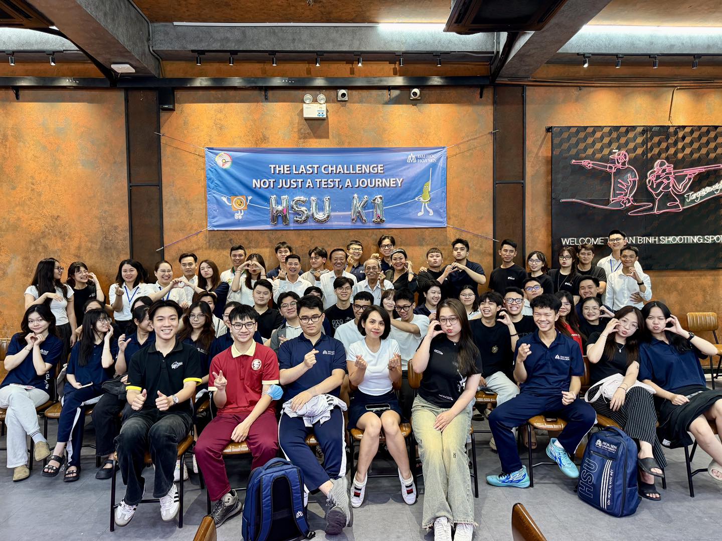 Buổi thi cuối kì, kết thúc môn học của sinh viên Đại học Hoa Sen