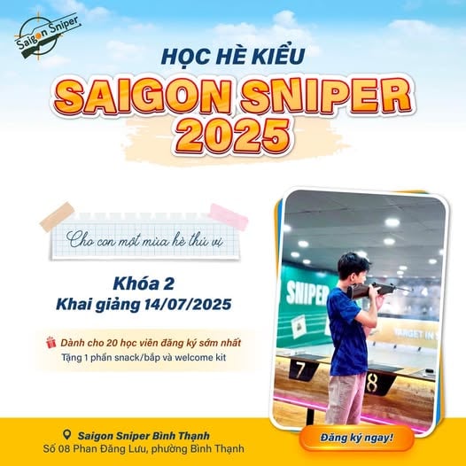 BA MẸ ƠI CHO CON HỌC BẮN SÚNG THỂ THAO NHA