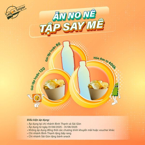 THÁNG 8 “NO NÊ” CÙNG DEAL NGON TẠI SAIGON SNIPER