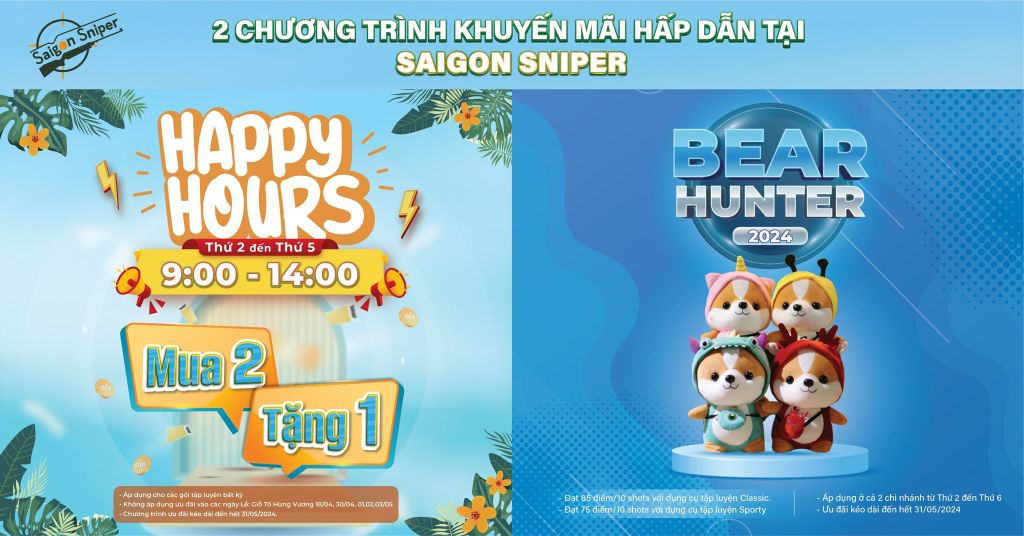 Khuyến mãi hấp dẫn đang đợi bạn tại Saigon Sniper