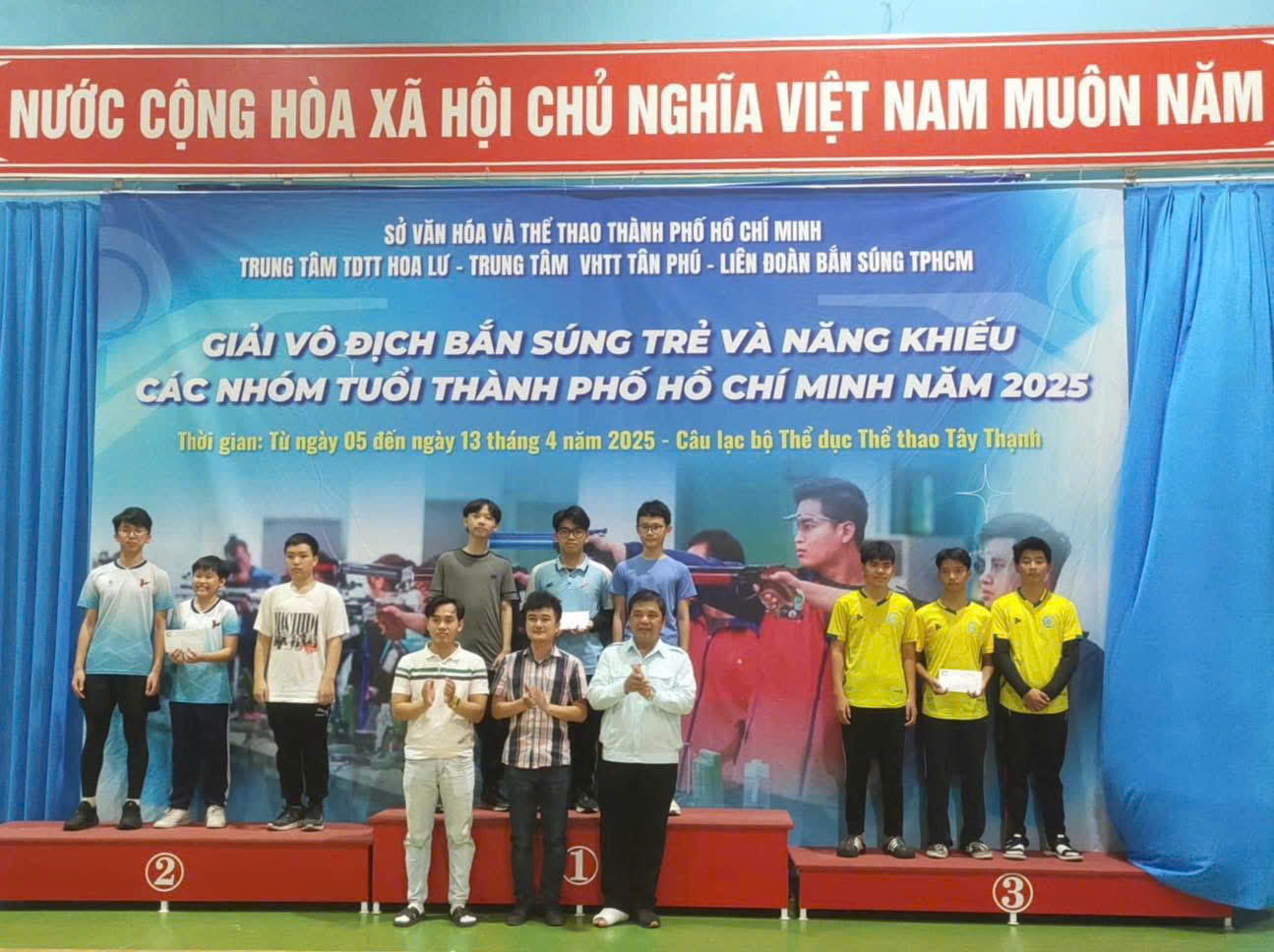 Chúc mừng thành công giải vô địch bắn súng trẻ và năng khiếu các nhóm tuổi Thành phố Hồ Chí Minh 2025