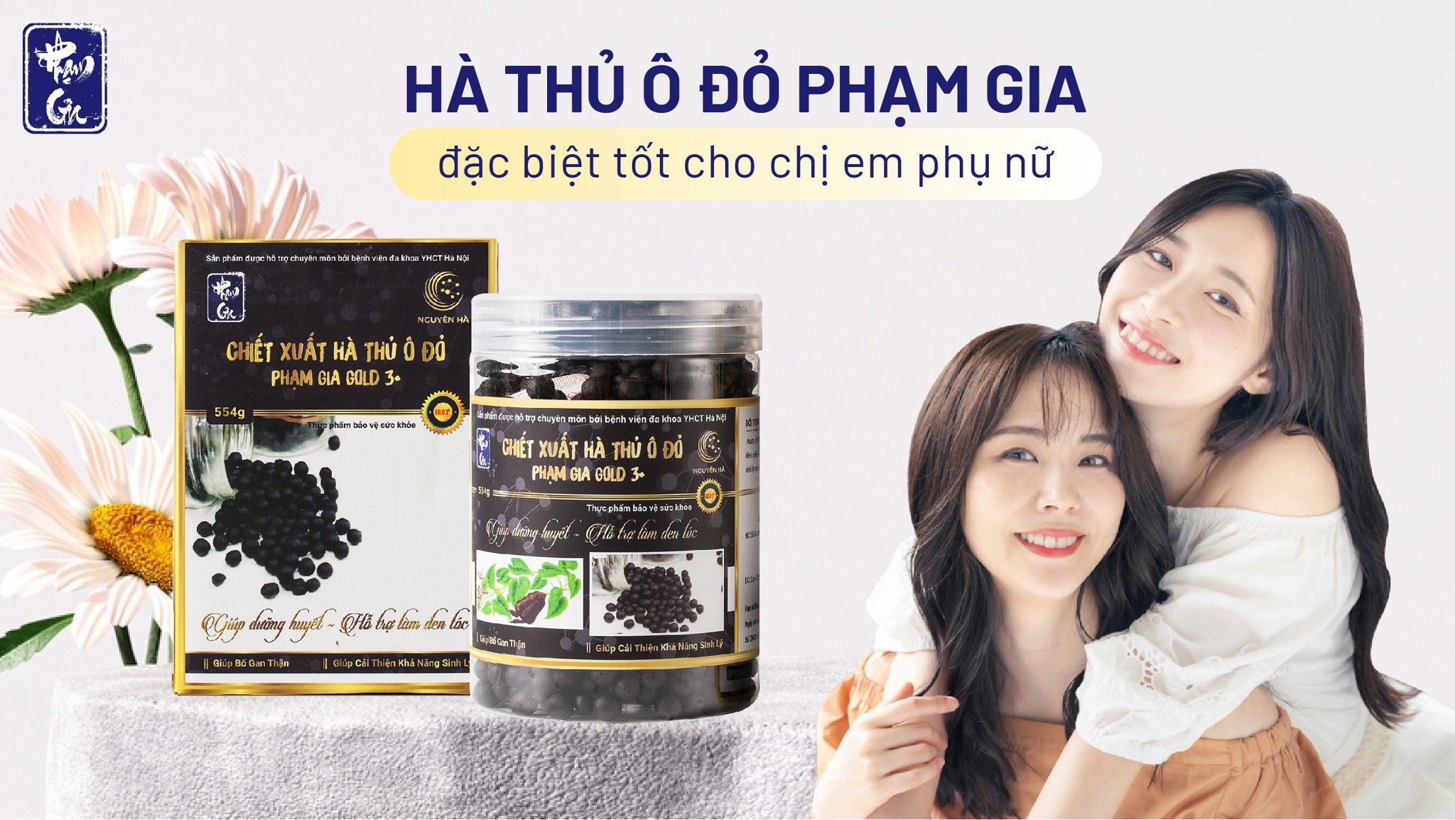 Hà thủ ô đỏ Phạm Gia đặc biệt tốt cho chị em phụ nữ