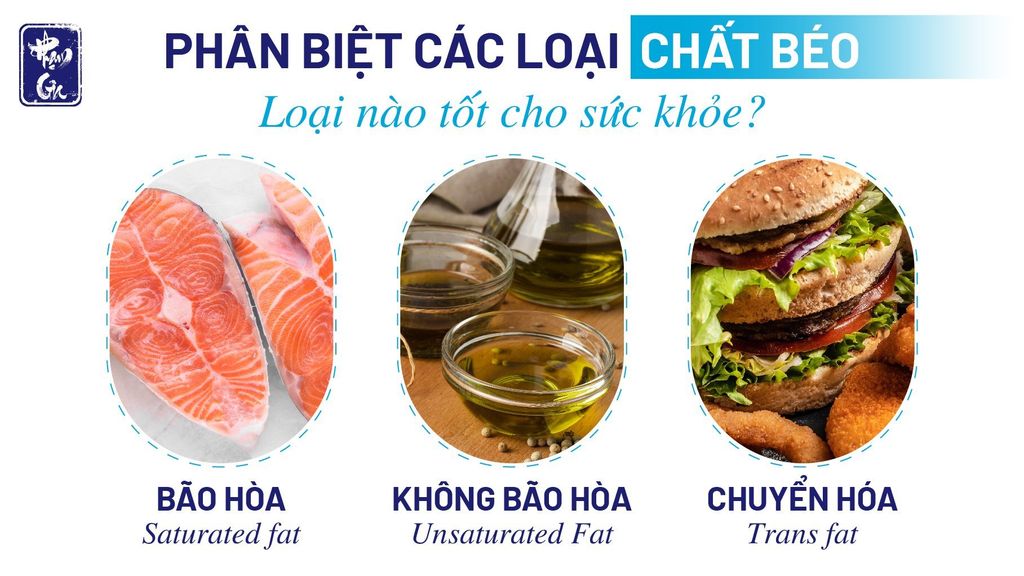 Phân biệt các loại chất béo - Loại nào tốt cho sức khỏe?
