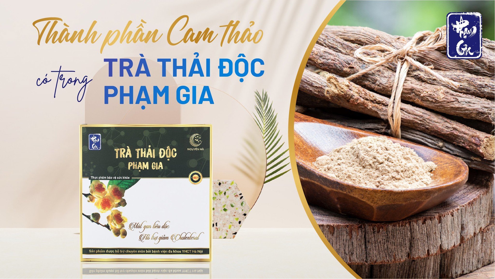 Thành phần Cam thảo có trong Trà thải độc Phạm Gia