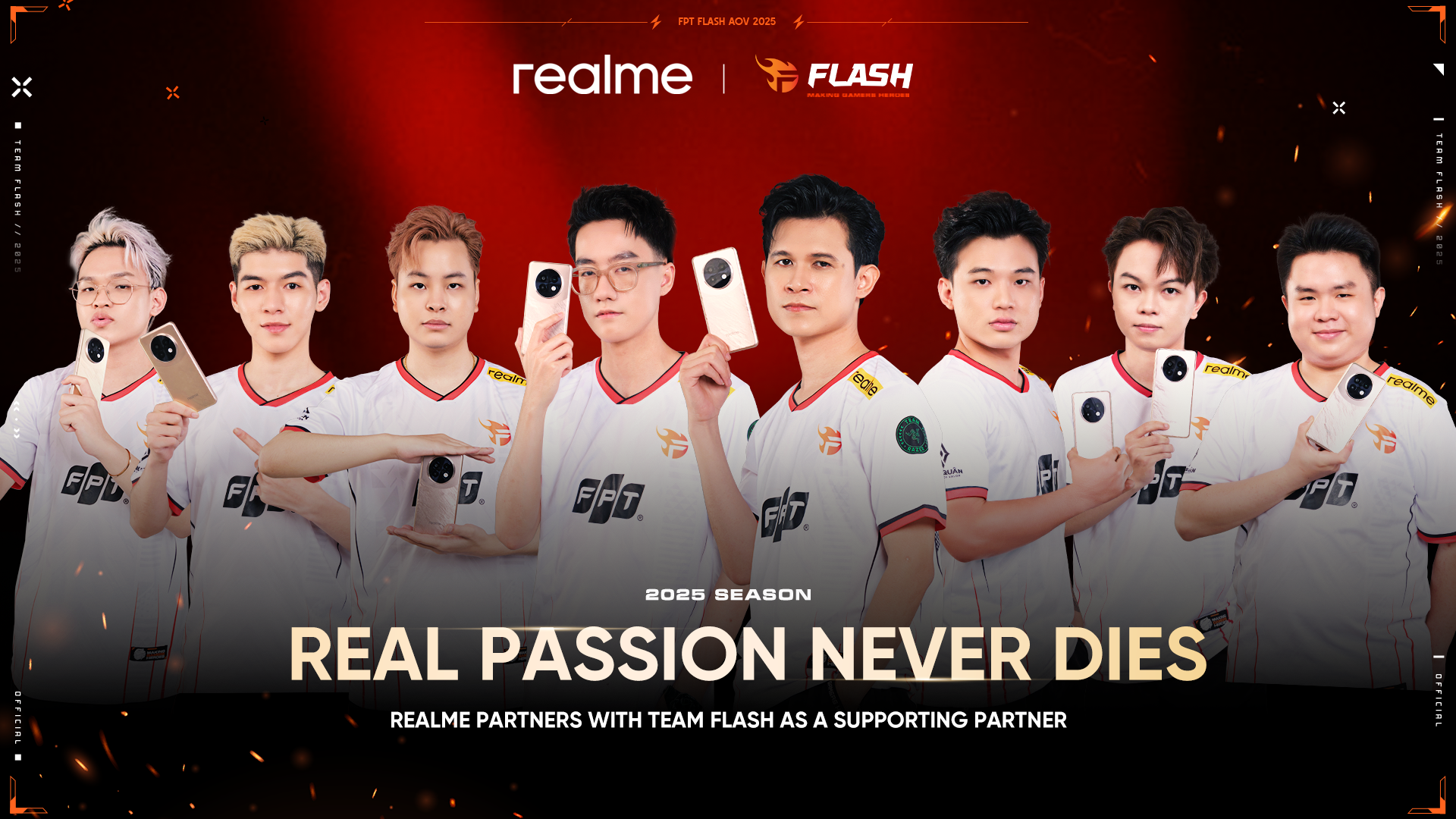 ⚡realme BECOME THE OFFICIAL PARTNER OF TEAM FLASH IN 2025⚡