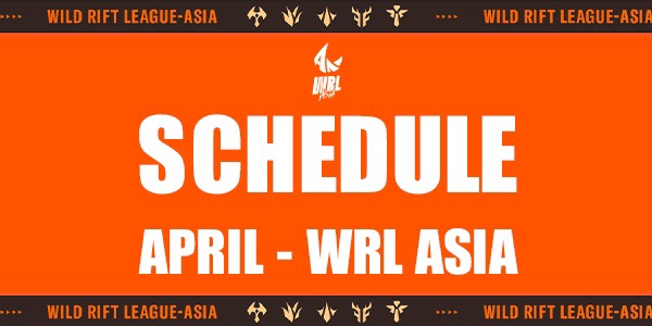 TEAM FLASH WRL ASIA SCHEDULE - APRIL