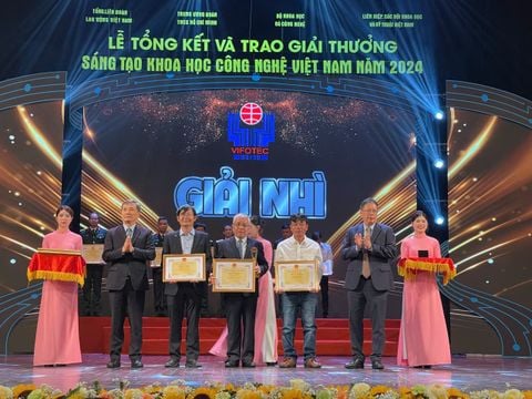 Hệ thống giám sát ngập lụt tự động VFASS đạt Giải nhì Giải thưởng Sáng tạo khoa học công nghệ Việt Nam 2024