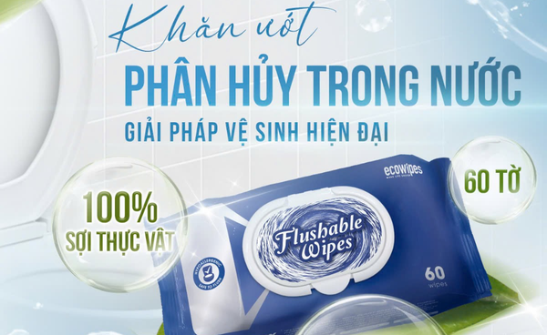 Khăn ướt phân hủy Flushable lựa chọn bảo vệ môi trường