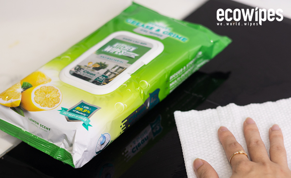 NHỮNG TIỆN ÍCH KHÔNG NGỜ KHI SỬ DỤNG KHĂN ƯỚT LAU BẾP CỦA ECOWIPES