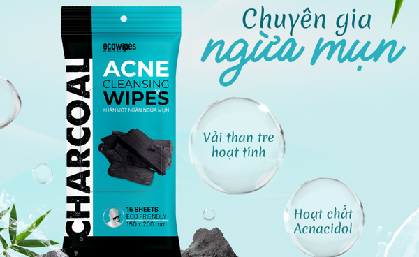 Đi tìm danh tính “kim cương đen” - thành phần chính trong Khăn ướt trị mụn Acne Cleansing Wipes