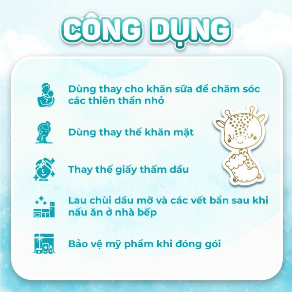 Công dụng của khăn vải đa năng dùng cho em bé - Ecowipes