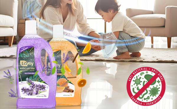 Nước sau lau sàn Lamy có tốt không?