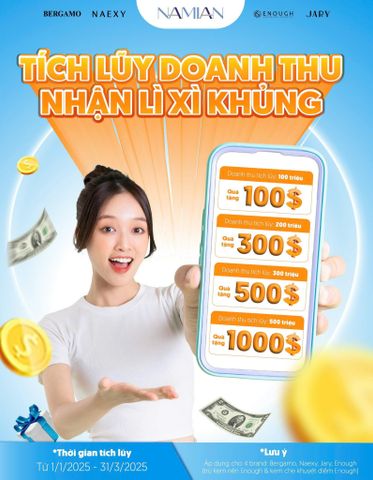 CHƯƠNG TRÌNH HẤP DẪN QUÝ 1: TÍCH LUỸ DOANH THU - NHẬN LÌ XÌ KHỦNG