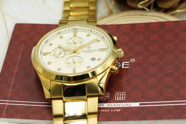 đồng hồ nam 6 kim 3 cốt sunrise DM756SWA sapphire chính hãng