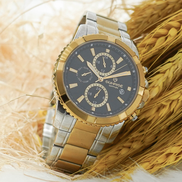 đồng hồ thời trang thể thao nam sunrise dm762swa sapphire dây thép bảo hành chính hãng