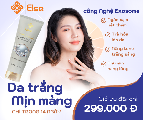 kem dưỡng trắng da body else