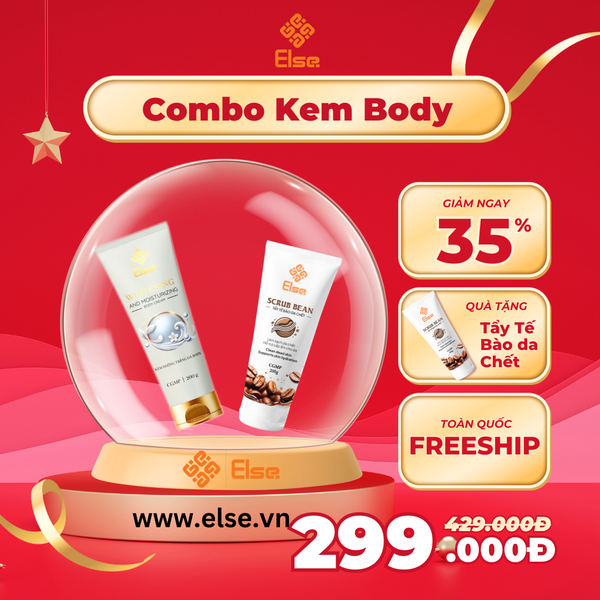 kem dưỡng trắng da body else