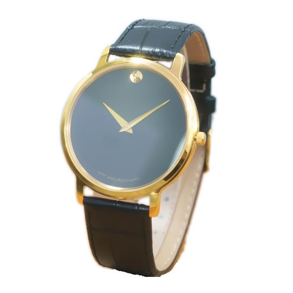 đồng hồ movado dây da