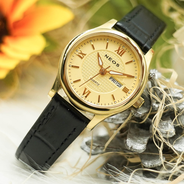 đồng hồ nữ dây da neos n-30869l sapphire chính hãng