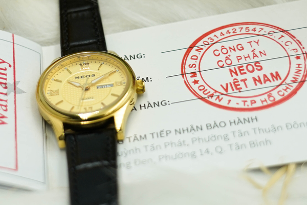 đồng hồ nữ dây da neos n-30869l sapphire chính hãng