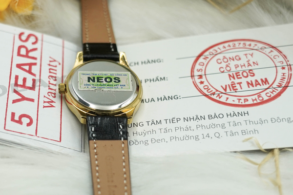 đồng hồ nữ dây da neos n-30869l sapphire chính hãng