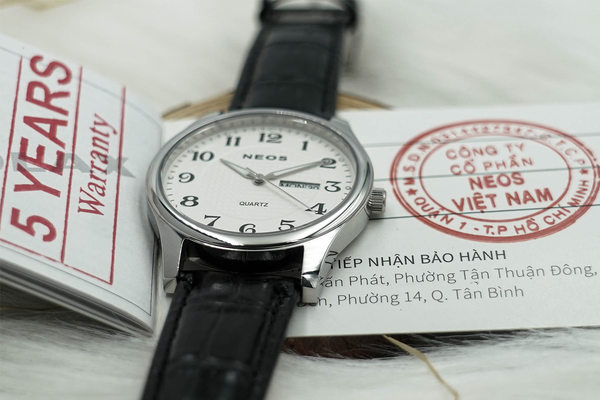 đồng hồ nam dây da neos n-30869m sapphire