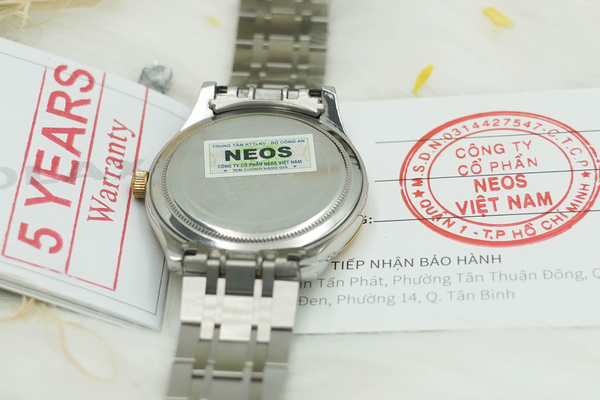đồng hồ nam neos n-30886m kính sapphire bảo hành chính hãng 5 năm