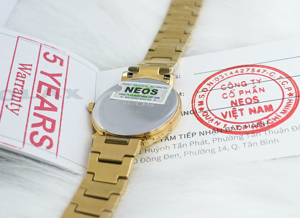đồng hồ nam dây thép Neos N-30943M