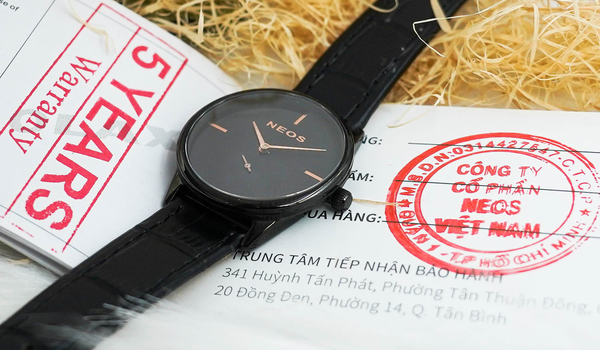 đồng hồ nữ dây da neos n-40679l sapphire bảo hành chính hãng 5 năm