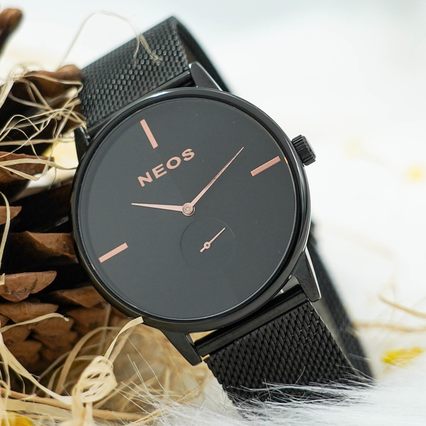 đồng hồ nam dây lưới neos n-40679m sapphire chính hãng