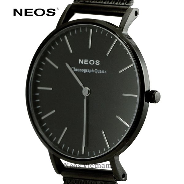 đồng hồ nữ dây lưới neos n-40687l sapphire bảo hành chính hãng 5 năm