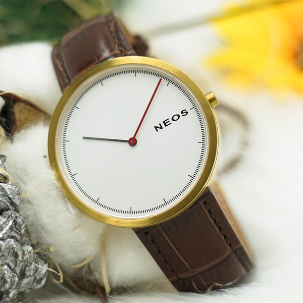 đồng hồ nam dây da neos n-40688m sapphire bảo hành chính hãng 5 năm