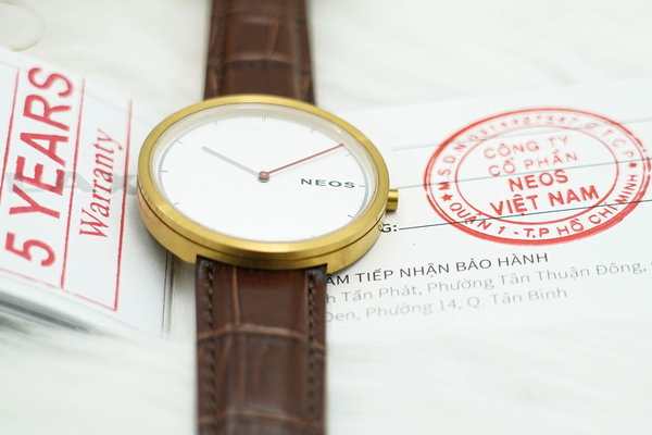 đồng hồ nam dây da neos n-40688m sapphire bảo hành chính hãng 5 năm