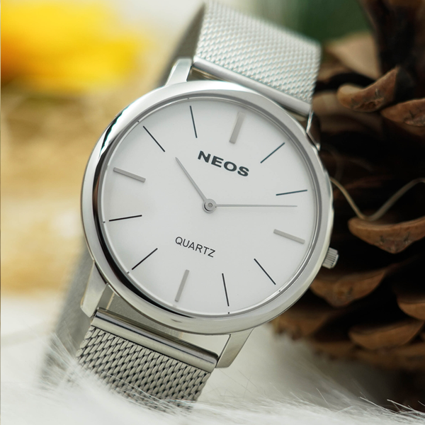đồng hồ nam dây lưới neos n-40689m sapphire chính hãng