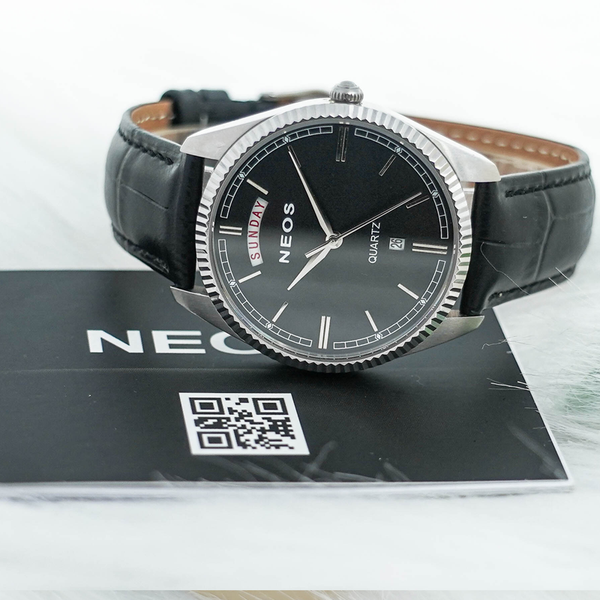đồng hồ nam dây da neos n-40703m sapphire bảo hành chính hãng 5 năm
