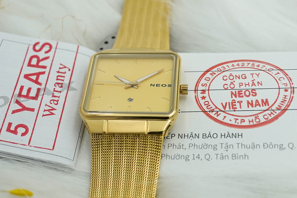 đồng hồ nam dây lưới neos n-40704m sapphire chính hãng
