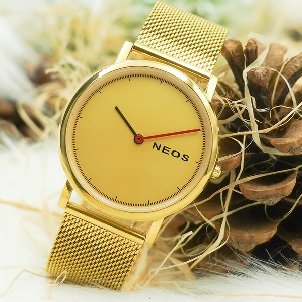 đồng hồ nam dây lưới neos n-40707m sapphire bảo hành chính hãng 5 năm