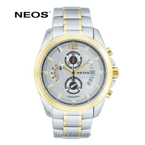 đồng hồ nam chronograph 6 kim 3 cốt Neos N-50556M sapphire chính hãng