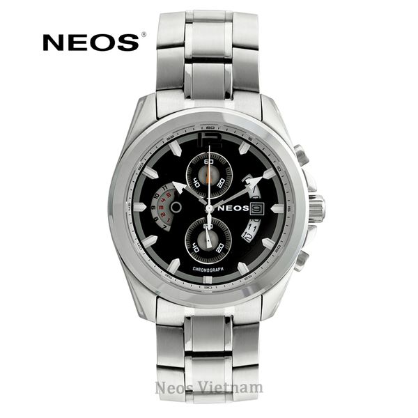 đồng hồ nam chronograph 6 kim 3 cốt Neos N-50556M sapphire chính hãng