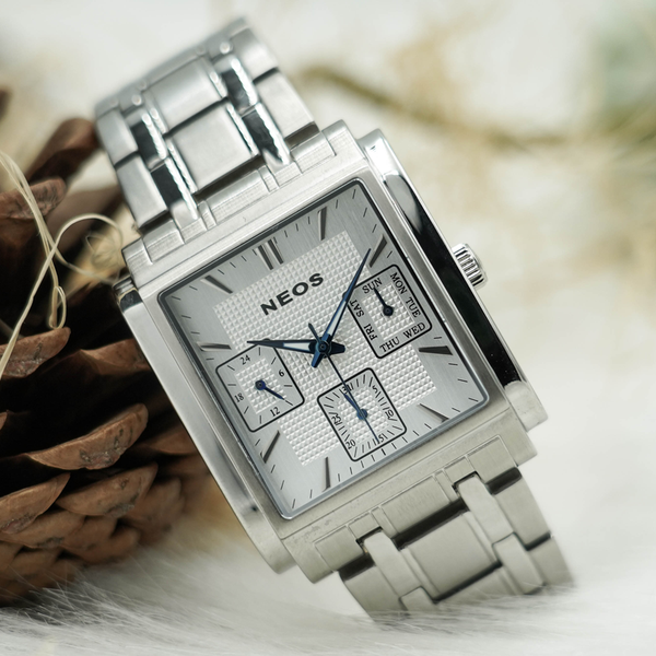 đồng hồ nam dây thép neos n-50557m
