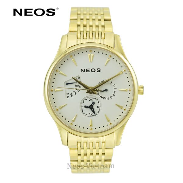 đồng hồ nam dây thép neos n-50558m