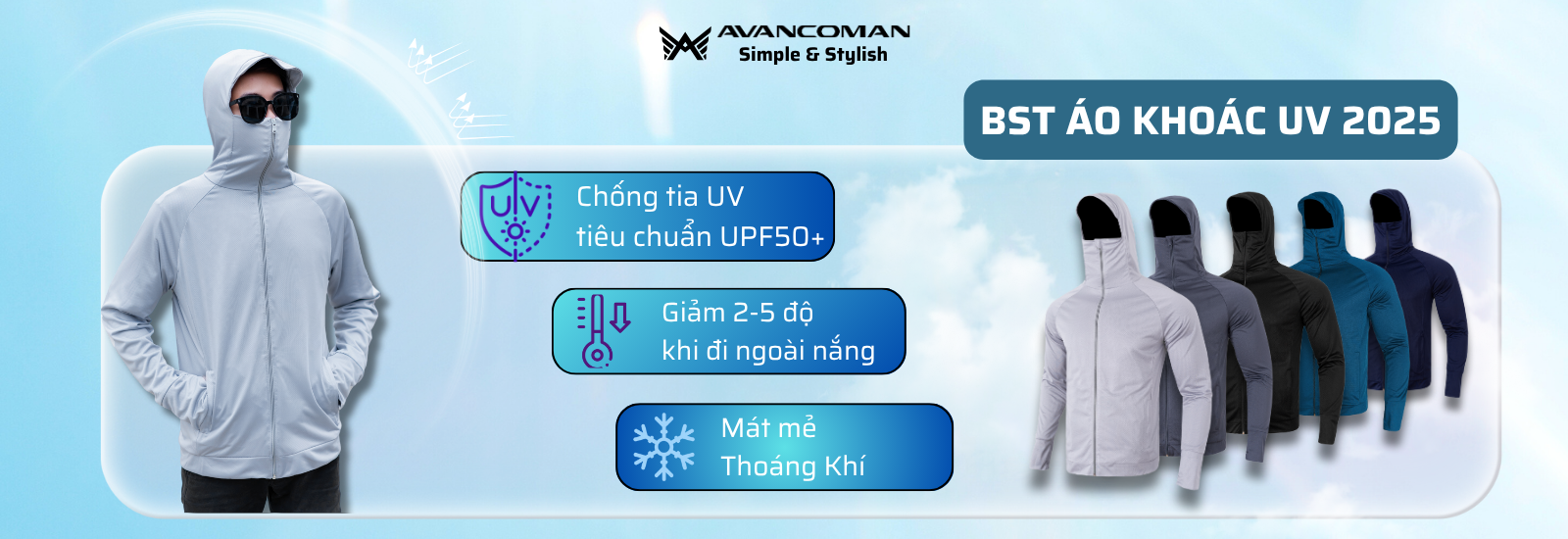 Áo Chống Nắng Nam