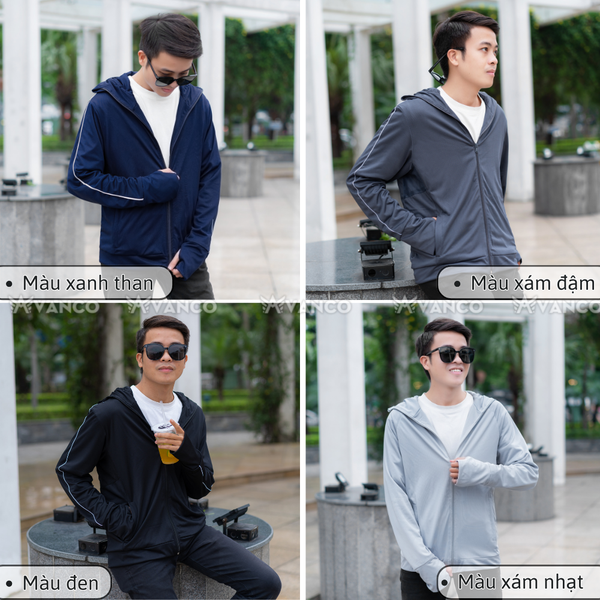 áo chống nắng nam 2 lớp Avanco