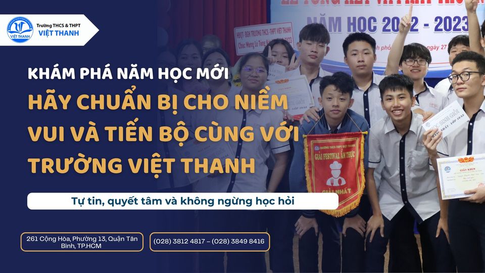 Khám phá năm học mới tại trường Việt Thanh