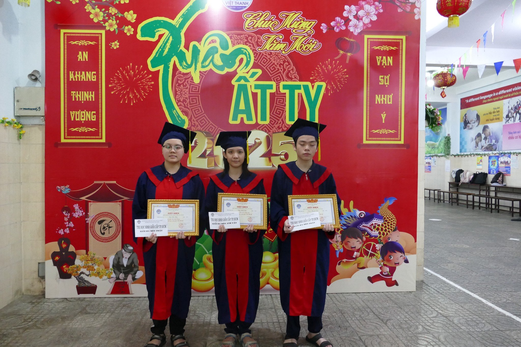 HỌC SINH ĐẠT GIẢI HỌC GIỎI CẤP TP. HỒ CHÍ MINH NH 2024-2025